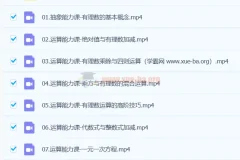 朱韬初一数学2024秋季上课程（S班、A+班）