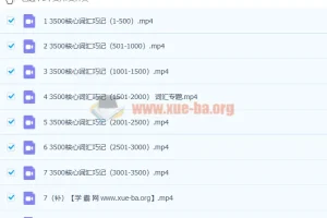 朱汉琪高三高考英语3500核心词汇专题班