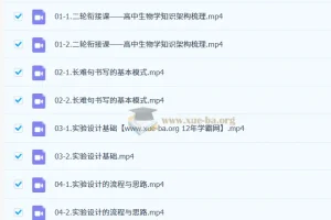 2026高三生物高考二轮课程——张鹏主讲