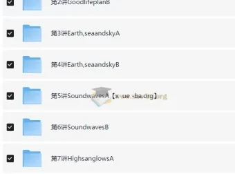 剑桥英语FCE词汇精讲精练课程（20讲 褚连一）