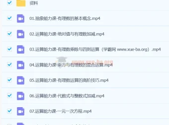 朱韬初一数学2024秋季上课程（S班、A+班）