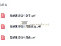 初中全学科图解速记资料