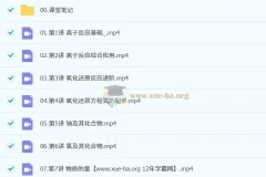 王瑾高中高一化学2025 – 2026年秋季班课程