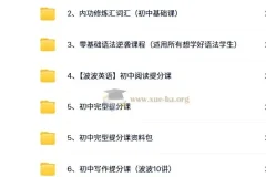 波波英语合集：助力中考英语提分