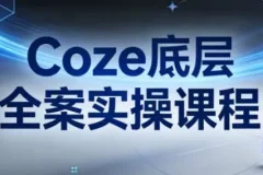 《Coze底层全案实操课程：从架构设计到高效部署的完整指南》