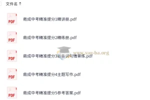 鼎成中考《2025中考精准提分（语数英）》