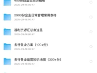 《海量PPT、Word、Excel付费简历模板合集》（超全）