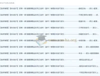 某帮一课高考高中物理秒杀技巧课程：讲义+配套视频（全套）