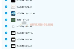 曹旭阳初三物理秋季尖子班课程（15讲带讲义完结）