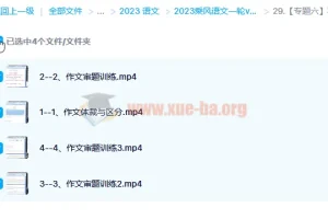 乘风语文一轮vip系统录播班：作文专题六更新