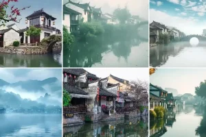 江南水乡唯美风景无水印横版视频素材（300+）