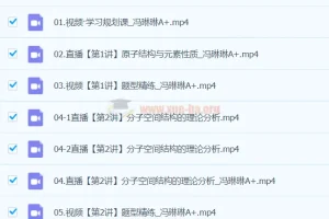 冯琳琳高二化学A+春季班课程