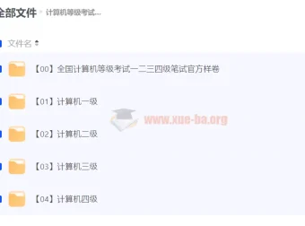 计算机等级考试备考资料大全