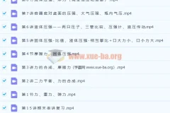 柴森八年级物理春季班课程（初二物理）15讲带讲义完结