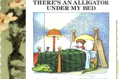 儿童绘本故事《鳄鱼在我床下》中英文PPT版