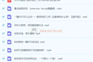 玉米语文老师作文系列课提升版