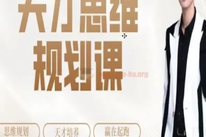 石明鑫天才思维规划课