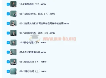 高中英语核心语法从句及动词快速提升班