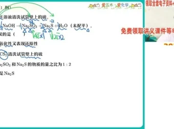 高一化学尖端班寒假特训课程（林森主讲）