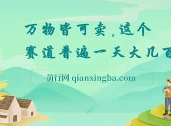 小红书“万物皆可卖”赛道实操项目分享