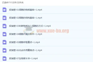 段瑞莹2023高考生物复读课程