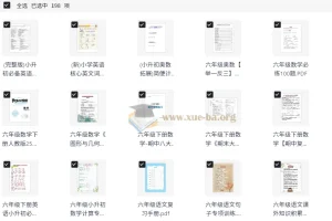 小学六年级小升初备考资料大全