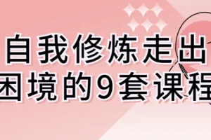 自我修炼走出困境9套课程