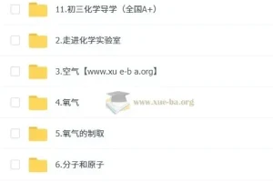 陈潭飞初三化学中考培训班（秋上·全国版·A+）