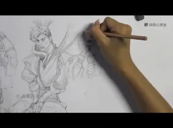 动漫人物手绘速成教程：60节课掌握人体速写技巧