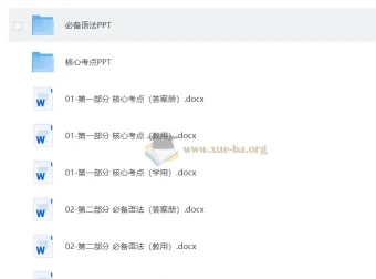 2025版中考英语总复习资料