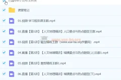 王群2024高一地理春季班课程