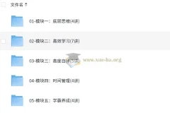 高冷冷《如何成为学习高手》教程