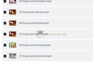 BBC英语启蒙动画《狗狗爱读书 Dog Loves Books》