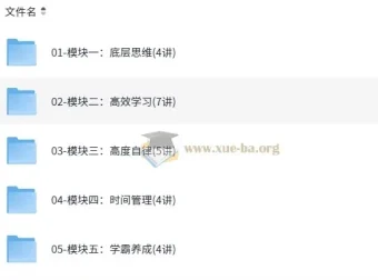 高冷冷《如何成为学习高手》教程