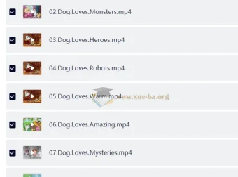 BBC英语启蒙动画《狗狗爱读书 Dog Loves Books》