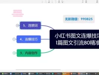 小红书爆款图文引流教学课程：单篇图文连爆秘籍