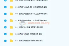 刘勖雯 2022 高考历史二轮题库录播课