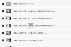 六桥水彩风可爱少女立绘课程