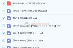 2024初中初一历史A+秋季班课程