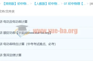 杜春雨：轻松搞定电功率专题课程