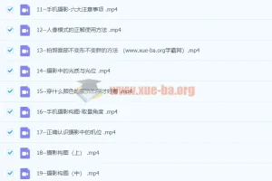 大摄狼邹总手机摄影爱好班：零基础学会手机摄影构图