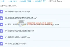 2024高三高考物理 于冲 第三阶段课程