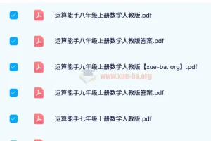 通成学典初中数学运算能手（6）