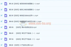 周欣2023高三地理暑假班