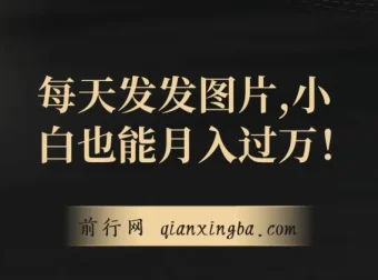 揭秘：一单利润19.9，一天100单，小白发发图片月入过万项目
