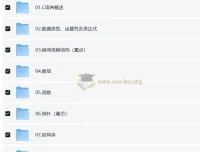 C语言程序设计8大板块系统学习课