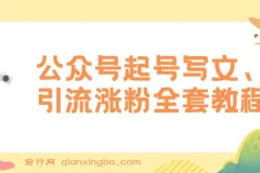 公众号起号写文、引流涨粉变现项目：保姆级教程，一条广告赚5k – 7k