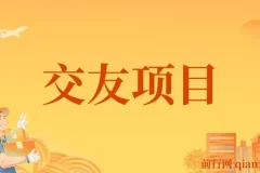 交友搭子付费进群项目：低客单高转化，长久稳定盈利