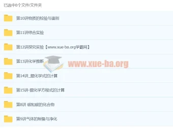 初中化学中考二轮：化学模块专题强化课程