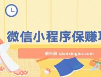 腾讯官方微信小程序保赚项目：自动运营，收益稳定